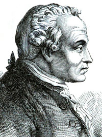 Portrait of Emmanuel Kant